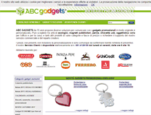 Tablet Screenshot of abcpromozioni.it